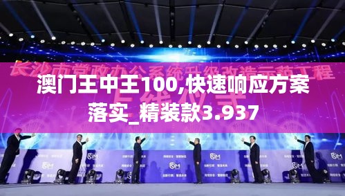 澳门王中王100,快速响应方案落实_精装款3.937