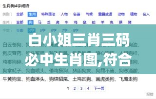 白小姐三肖三码必中生肖图,符合性策略定义研究_豪华款2.815