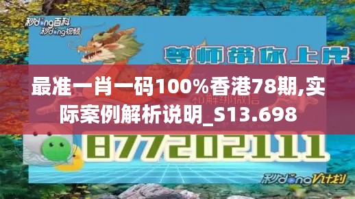 最准一肖一码100%香港78期,实际案例解析说明_S13.698