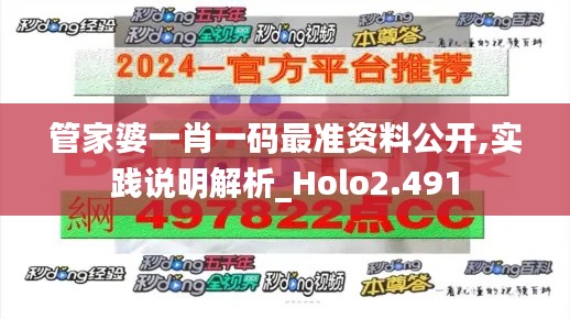 管家婆一肖一码最准资料公开,实践说明解析_Holo2.491