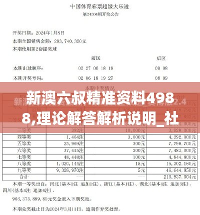 新澳六叔精准资料4988,理论解答解析说明_社交版6.826