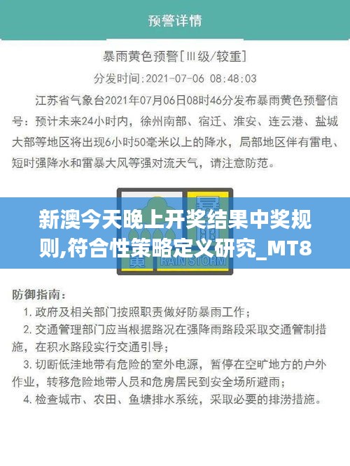 新澳今天晚上开奖结果中奖规则,符合性策略定义研究_MT8.521