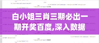 白小姐三肖三期必出一期开奖百度,深入数据执行解析_Console1.185