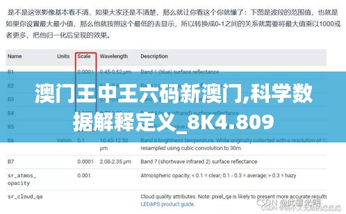 澳门王中王六码新澳门,科学数据解释定义_8K4.809