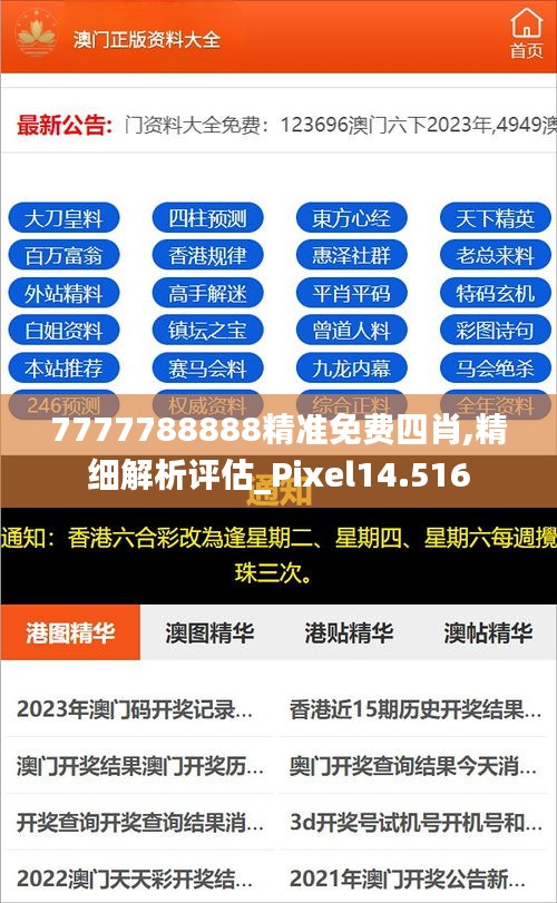 7777788888精准免费四肖,精细解析评估_Pixel14.516