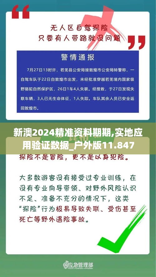 新澳2024精准资料期期,实地应用验证数据_户外版11.847