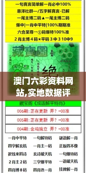 澳门六彩资料网站,实地数据评估方案_超值版12.375