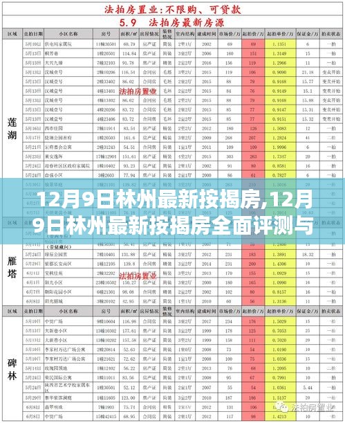 12月9日林州最新按揭房全面评测与介绍