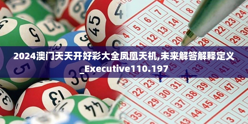 2024澳门天天开好彩大全凤凰天机,未来解答解释定义_Executive110.197