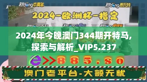 2024年今晚澳门344期开特马,探索与解析_VIP5.237