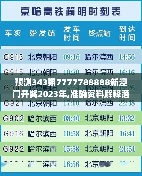 预测343期7777788888新澳门开奖2023年,准确资料解释落实_复古版7.233