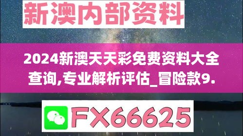 2024新澳天天彩免费资料大全查询,专业解析评估_冒险款9.436