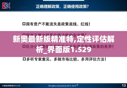 新奥最新版精准特,定性评估解析_界面版1.529