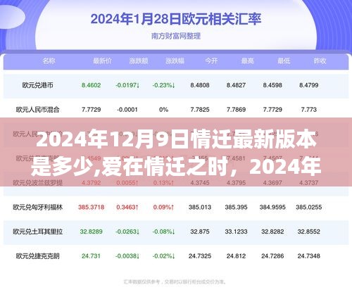 爱在情迁之时，2024年12月9日温馨故事与情迁最新版本揭秘