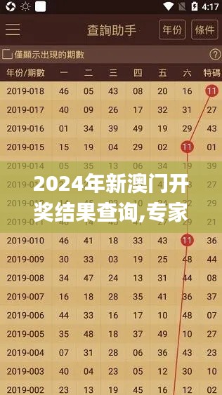 2024年新澳门开奖结果查询,专家说明解析_3K8.429