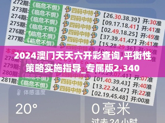 2024澳门天天六开彩查询,平衡性策略实施指导_专属版2.340