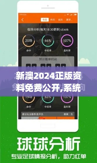 新澳2024正版资料免费公开,系统化说明解析_体验版4.732