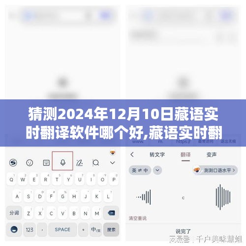 藏语实时翻译软件，揭秘未来宝藏，探寻最佳翻译工具的秘密