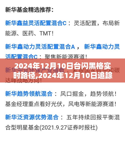 如何追踪台闪黑格实时路径，详细步骤指南（适用于初学者与进阶用户，日期，2024年12月10日）