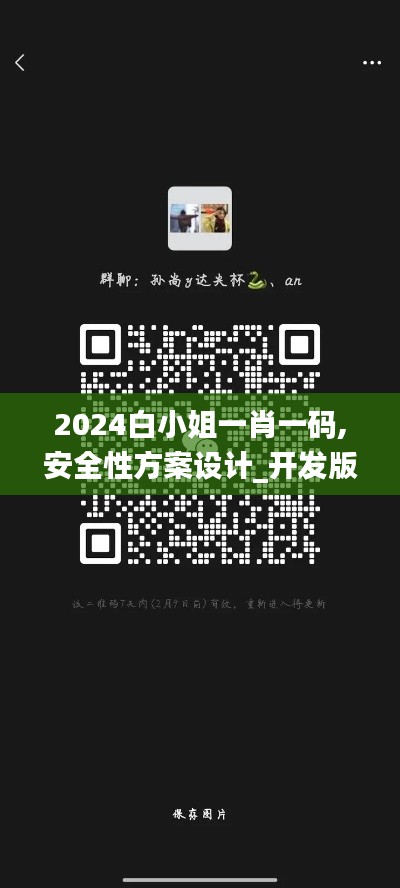 2024白小姐一肖一码,安全性方案设计_开发版5.319