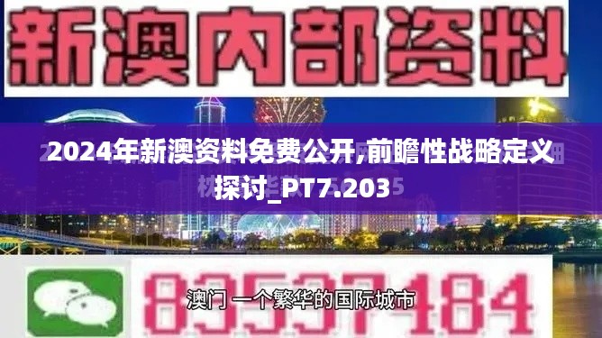 2024年新澳资料免费公开,前瞻性战略定义探讨_PT7.203