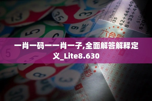 一肖一码一一肖一子,全面解答解释定义_Lite8.630