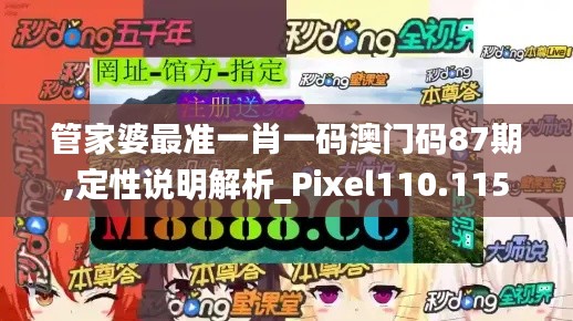 管家婆最准一肖一码澳门码87期,定性说明解析_Pixel110.115