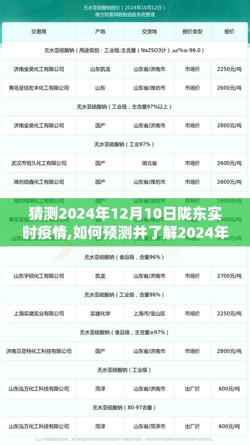 步骤指南，如何预测并了解陇东地区2024年12月10日实时疫情最新动态分析