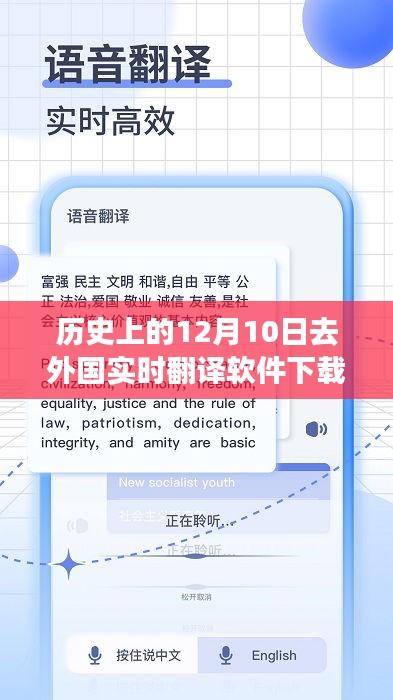 历史上的12月10日，外国实时翻译软件下载的发展及其深远影响