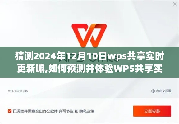 如何预测并体验WPS共享实时更新功能，以2024年12月10日为参考日期猜想WPS共享更新动态分析