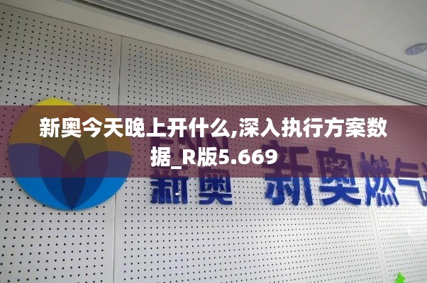 新奥今天晚上开什么,深入执行方案数据_R版5.669