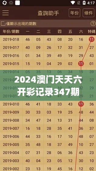 2024澳门天天六开彩记录347期,精准解答解释定义_AR9.832