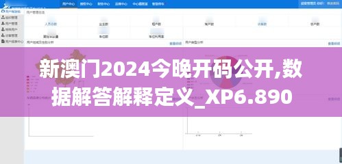 新澳门2024今晚开码公开,数据解答解释定义_XP6.890