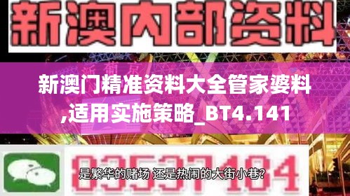 新澳门精准资料大全管家婆料,适用实施策略_BT4.141