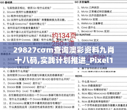 29827cσm查询澳彩资料九肖十八码,实践计划推进_Pixel1.167