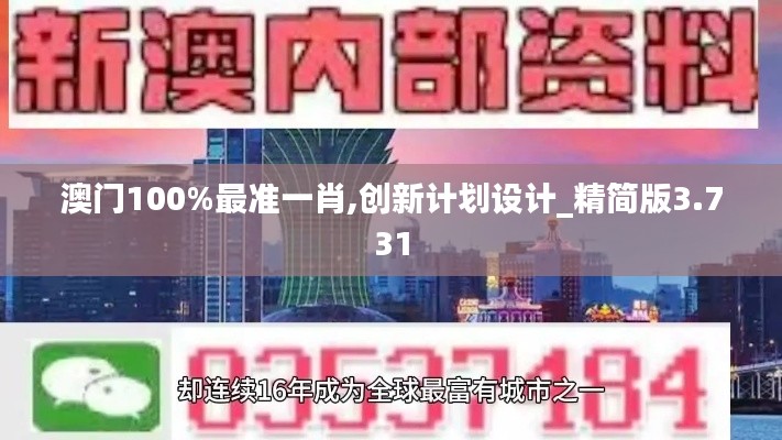 澳门100%最准一肖,创新计划设计_精简版3.731