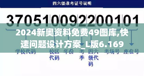 2024新奥资料免费49图库,快速问题设计方案_L版6.169