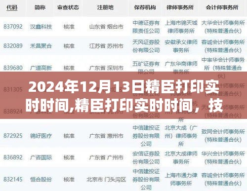 技术革新下的时间记录与探讨，精臣打印实时时间（2024年12月13日）