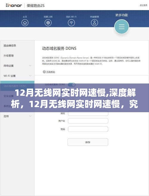 深度解析，12月无线网实时网速慢的原因及应对之策