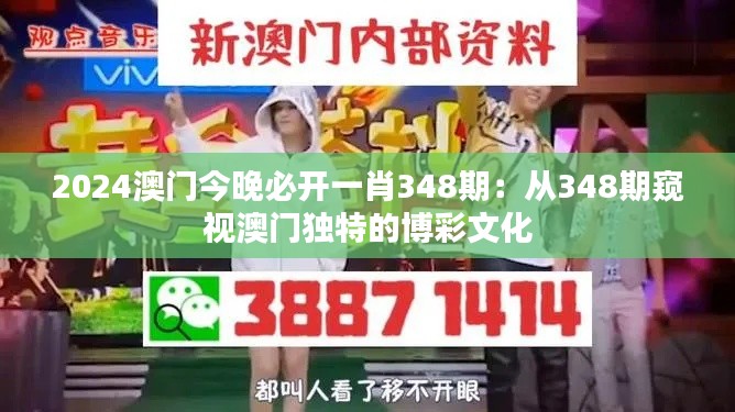 2024澳门今晚必开一肖348期：从348期窥视澳门独特的博彩文化