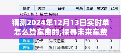 探寻未来车费计算之道，以实时计费模式预测2024年车费计算方式揭秘。