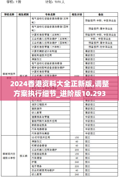 2024香港资料大全正新版,调整方案执行细节_进阶版10.293