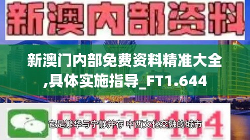 新澳门内部免费资料精准大全,具体实施指导_FT1.644