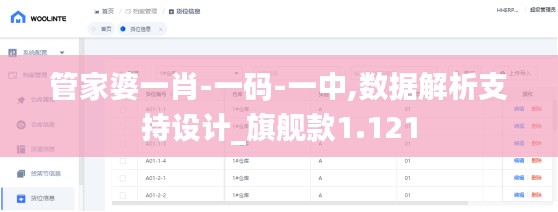 管家婆一肖-一码-一中,数据解析支持设计_旗舰款1.121