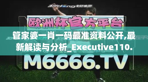 管家婆一肖一码最准资料公开,最新解读与分析_Executive110.973