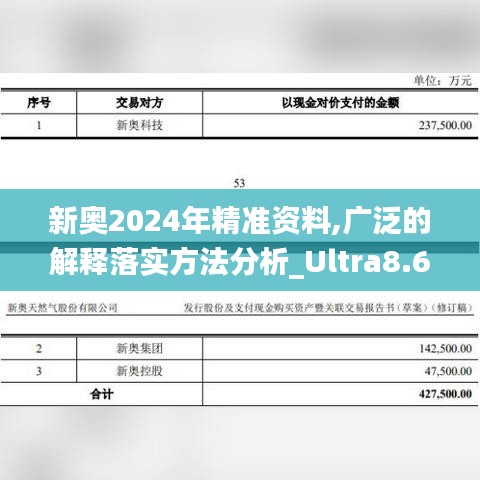 新奥2024年精准资料,广泛的解释落实方法分析_Ultra8.635