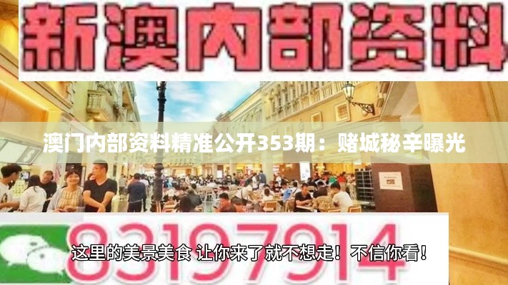 澳门内部资料精准公开353期：赌城秘辛曝光