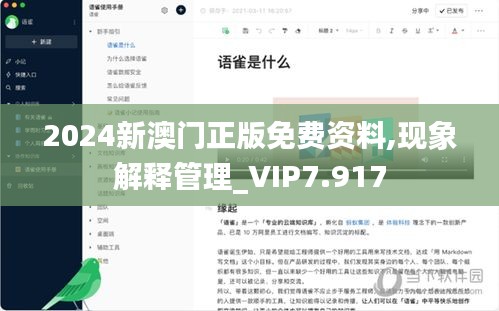 2024新澳门正版免费资料,现象解释管理_VIP7.917