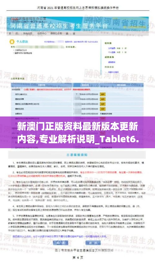 新澳门正版资料最新版本更新内容,专业解析说明_Tablet6.748