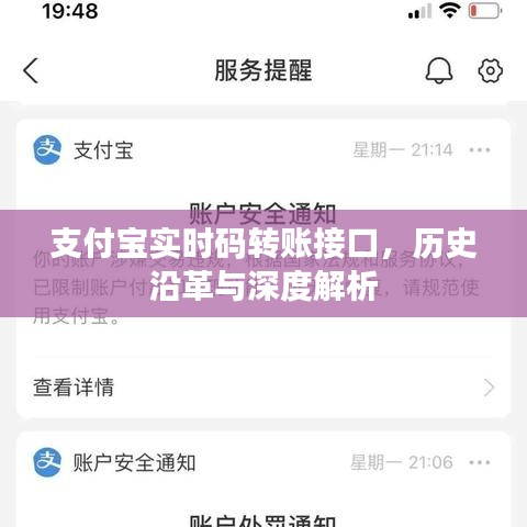 支付宝实时码转账接口，历史沿革与深度解析揭秘